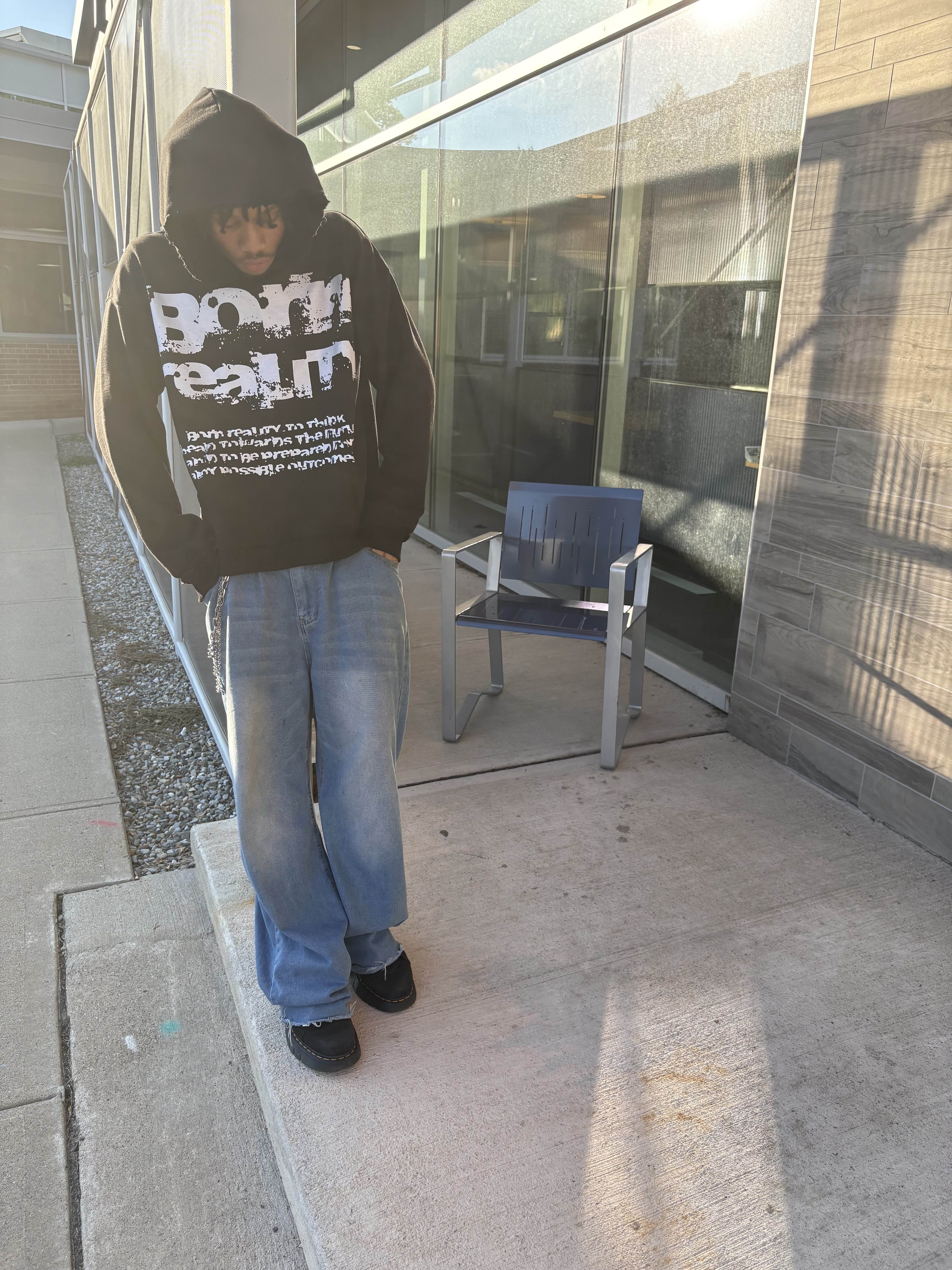 BIR MIDNIGHT HOODIE - BLACK