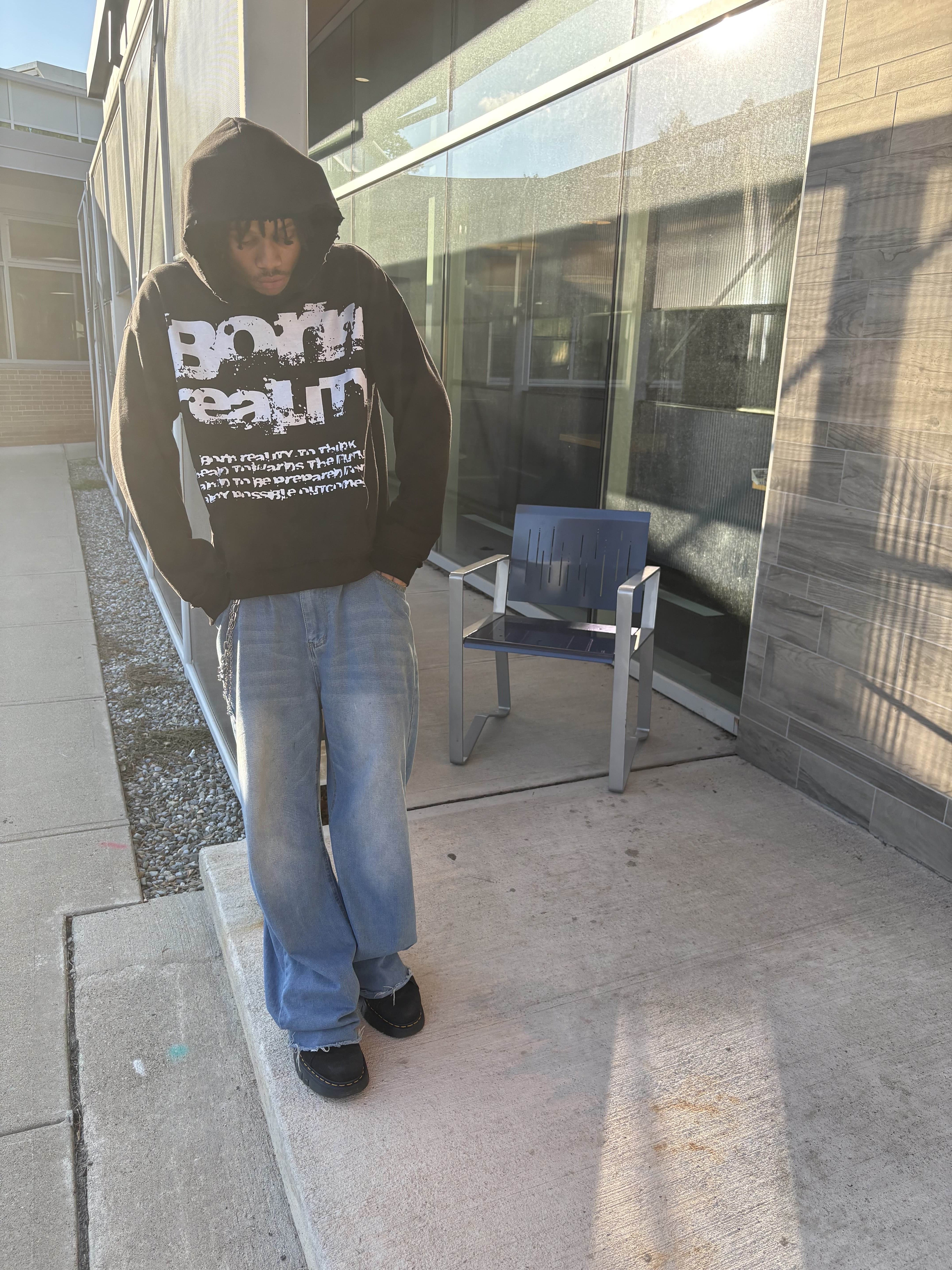 BIR MIDNIGHT HOODIE - BLACK