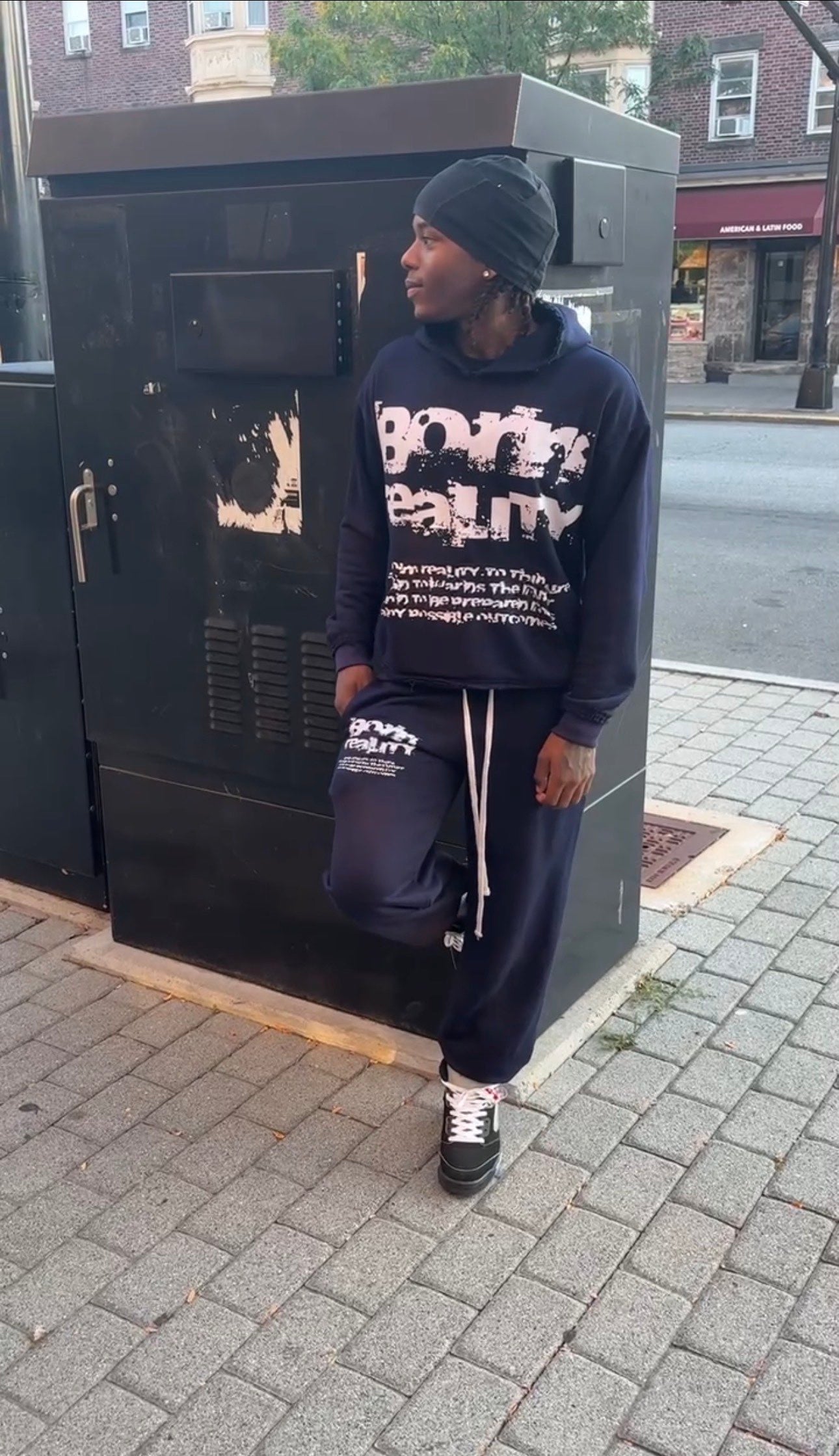 BIR NAVY BLUE SWEATS - BLUE