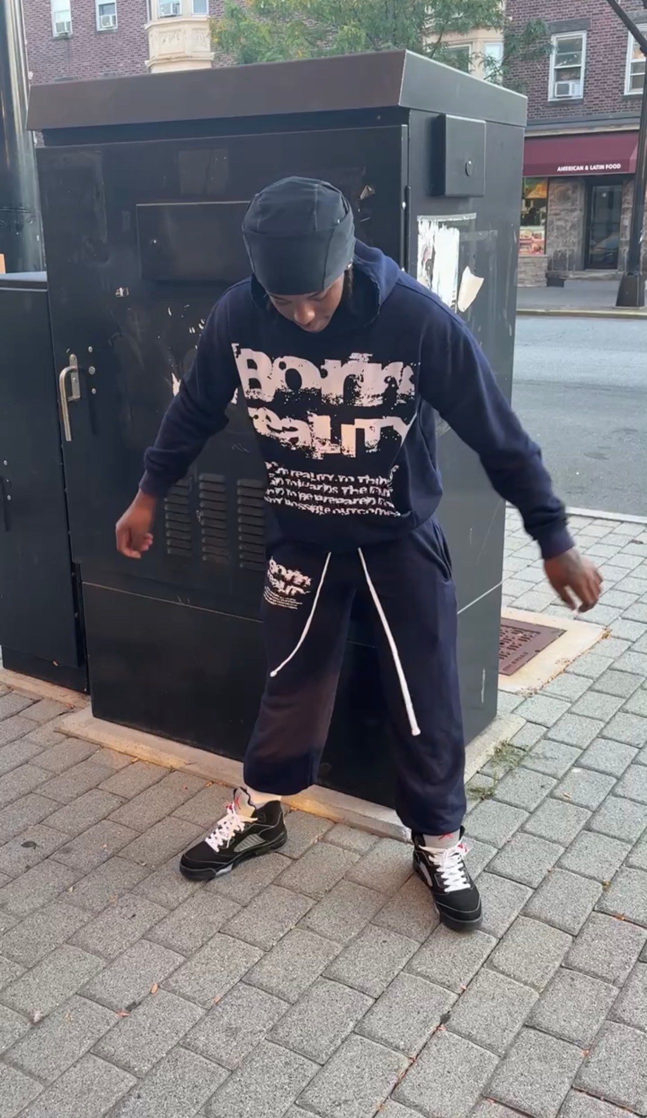 BIR NAVY BLUE SWEATS - BLUE